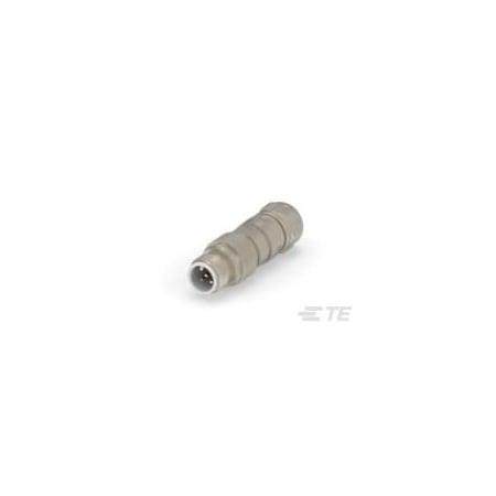 Te Connectivity M12 A-Coded M-5 Cable Gland Conectr Male 1-2312527-1